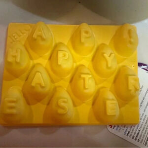 Jell-O Jello Jigglers Happy Easter Gelatin Mold Yellow
Eggs ~ RARE